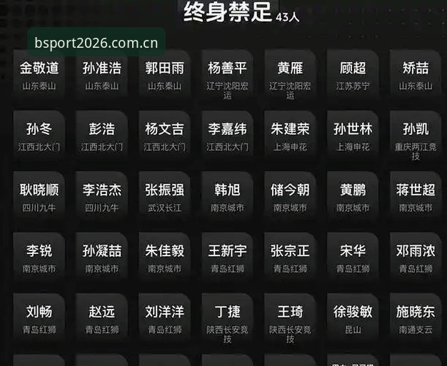 足协第三批禁足名单深度解读：65人受罚背后的中国足球治理逻辑